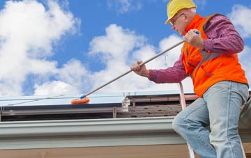 Weston Town soft wash roof cleaning